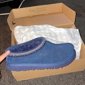 Navy Blue Kids Ugg Slippers